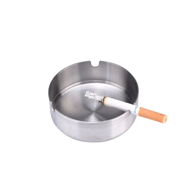 CH STAINLESS STEEL DIAM 8 CM ASHTRAY DL6