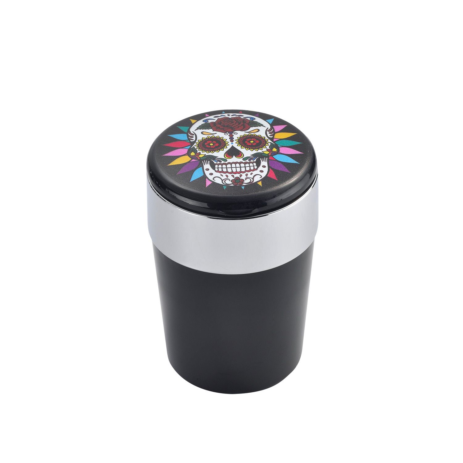CHAMP SKULL CAR ASHTRAY WITH LED - 