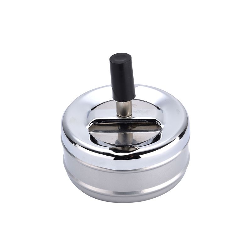 CHAMP METAL PUSH ASHTRAY 9CM