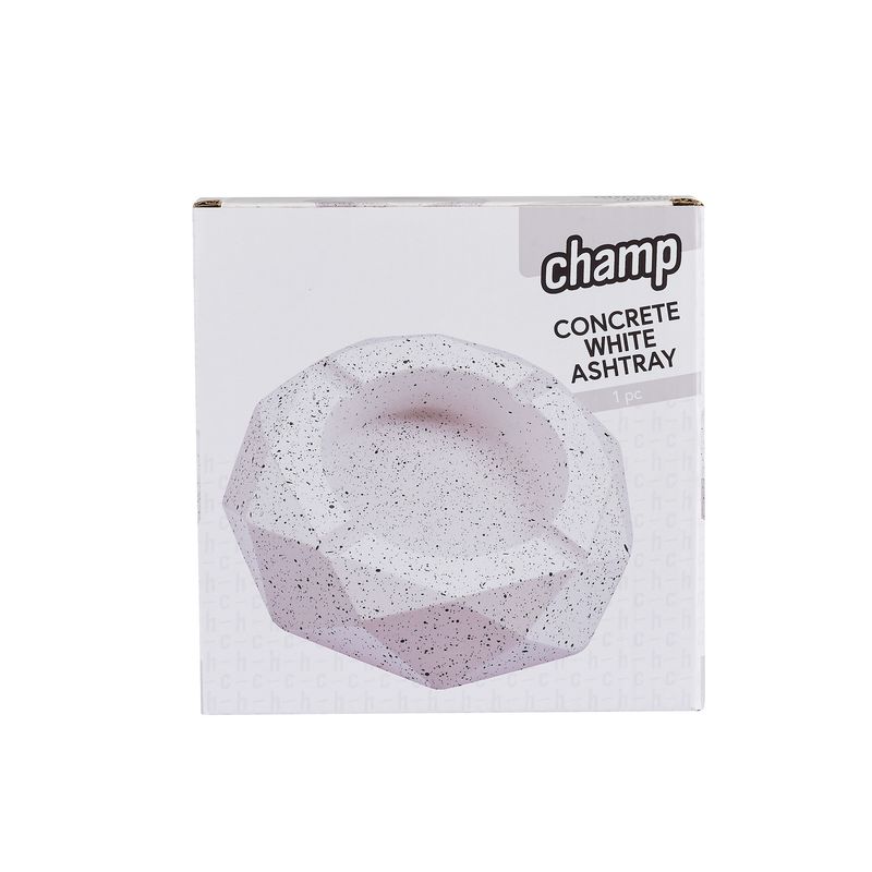 CH CONCRETE WHITE ASHTRAY GB 