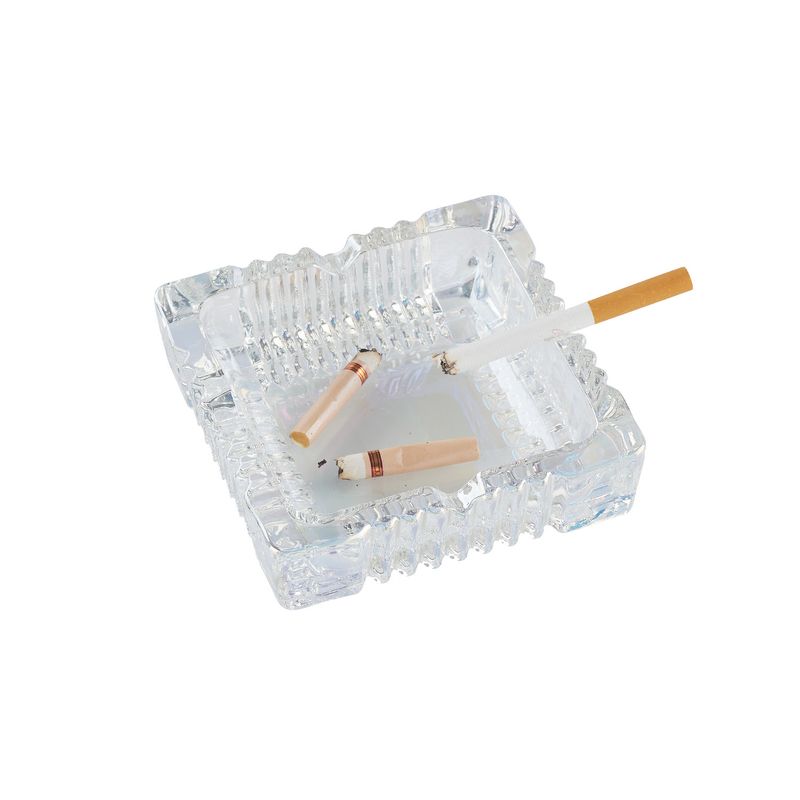 CH RAINBOW GLASS ASHTRAY