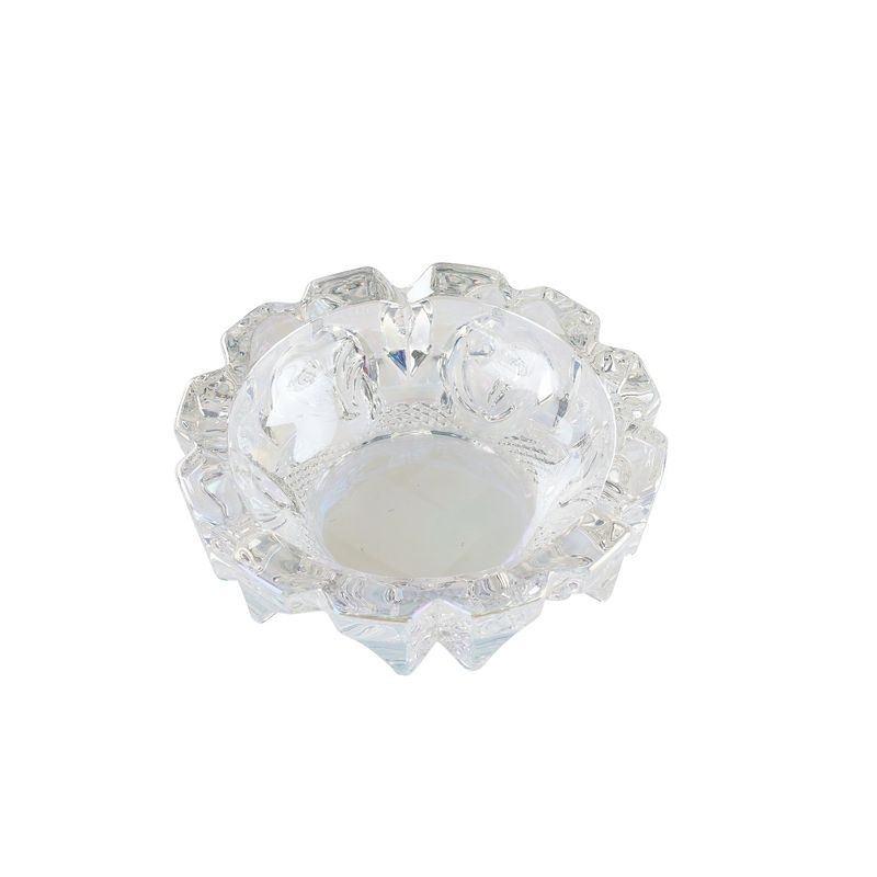 CH RAINBOW ROUND GLASS ASHTRAY 