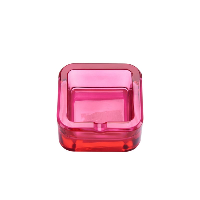 CHAMP SMOKE GLASS ASHTRAY 7.3*7.3cm-DL12 