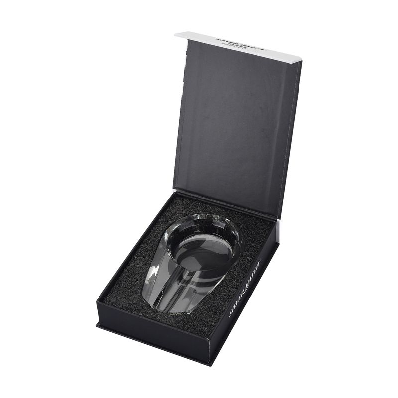 CH CIGAR GLASS ASHTRAY WHITE GB DL-1 