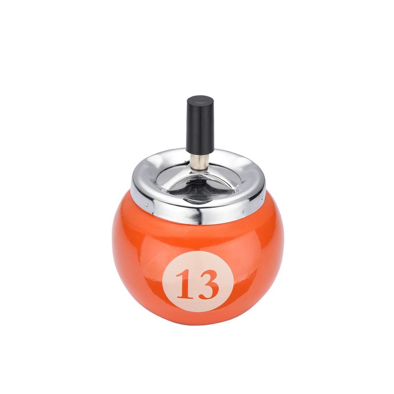 CHAMP POOL BALL PUSH ASHTRAY DL-6
