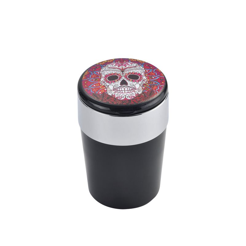 CHAMP SKULL CAR ASHTRAY WITH LED - DL-6 