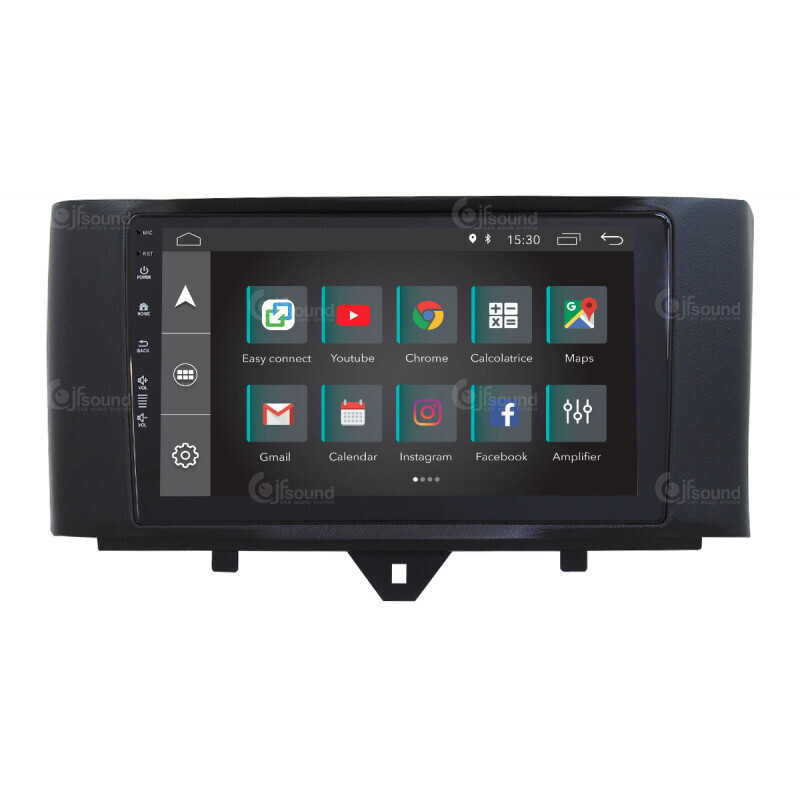 Autoradio Android JF Sound Per Jeep Compass 2016-2020, 10 Pollici HD, Wireless CarPlay, 4GB RAM, DAB+, Prodotto In Italia