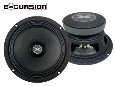 XXX M8 (8Ohm) - 20cm DIN Pro Audio Midrange Set  EXCURSION