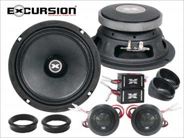 XXX 6C - 16.5cm DIN 2W PRO AUDIO Component System EXCURSION