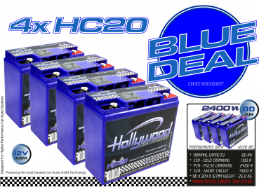 HC 20BD - HIGH CURRENT AGM - 2400 Watt HOLLYWOOD
