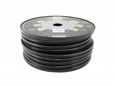 CCA SC 10 - rotolo da 40 m di cavo per altoparlanti CCA - 2x6,0 mm² nero
