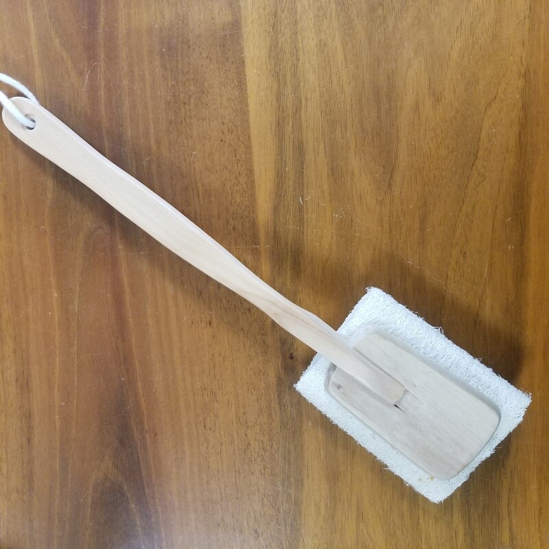 Brosse de bain en luffa