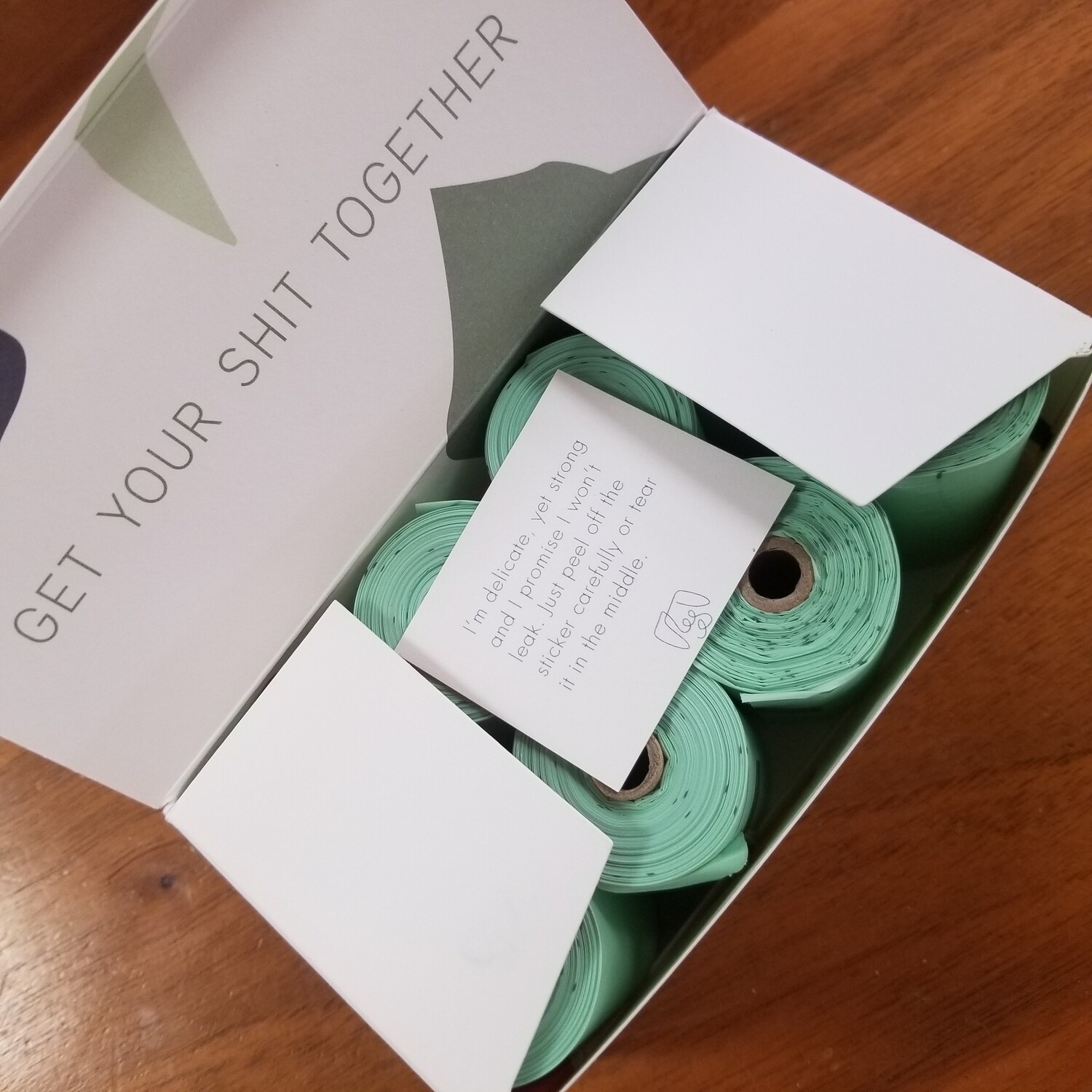 Boîte de 8 poop bags compostables