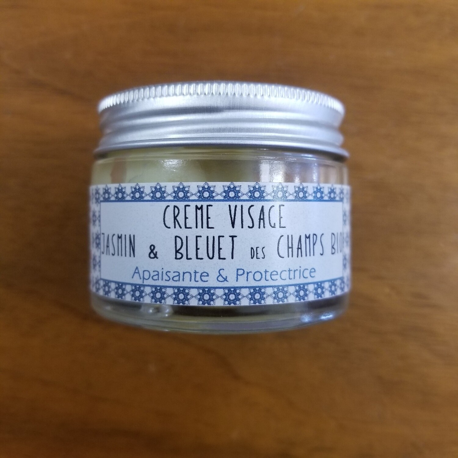 Crème visage Jasmin et Bleuet