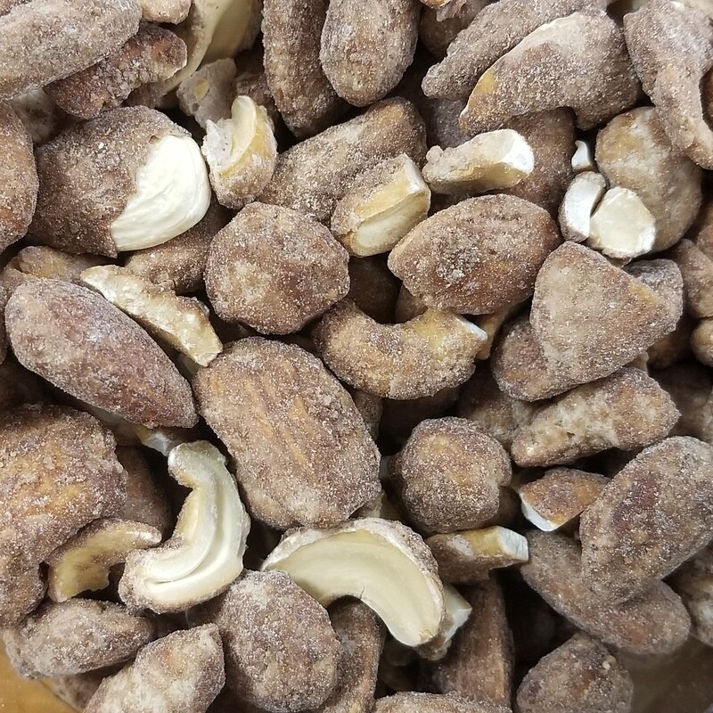 100g de Duo amandes noix de cajou caramel fleur de sel