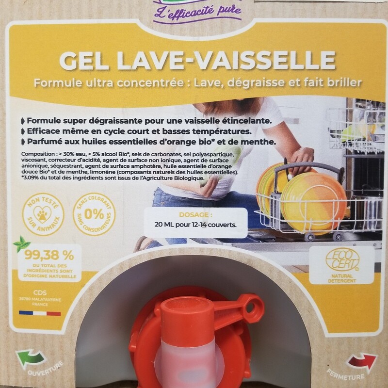 500g de Gel lave vaisselle