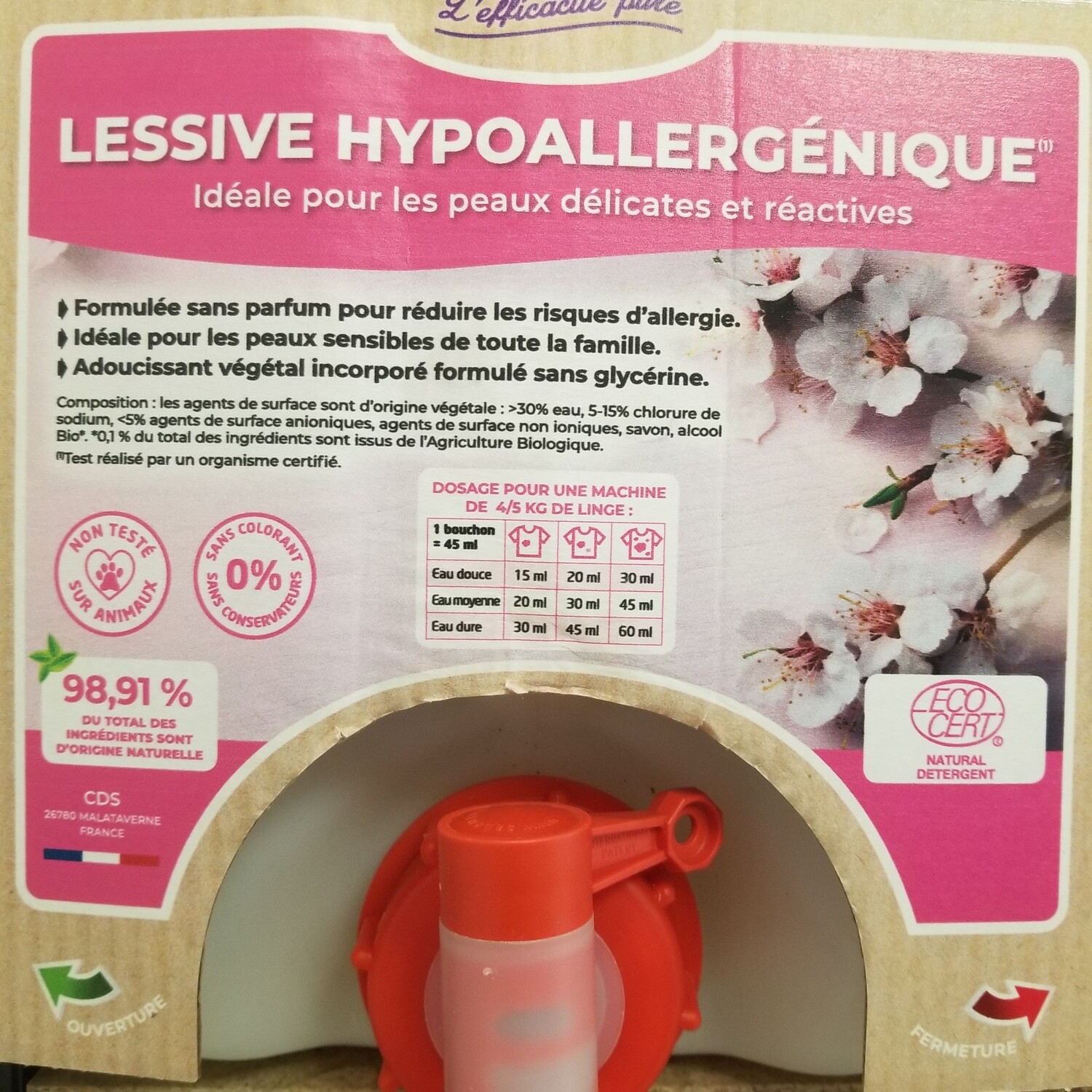 1kg de Lessive Hypoallergénique
