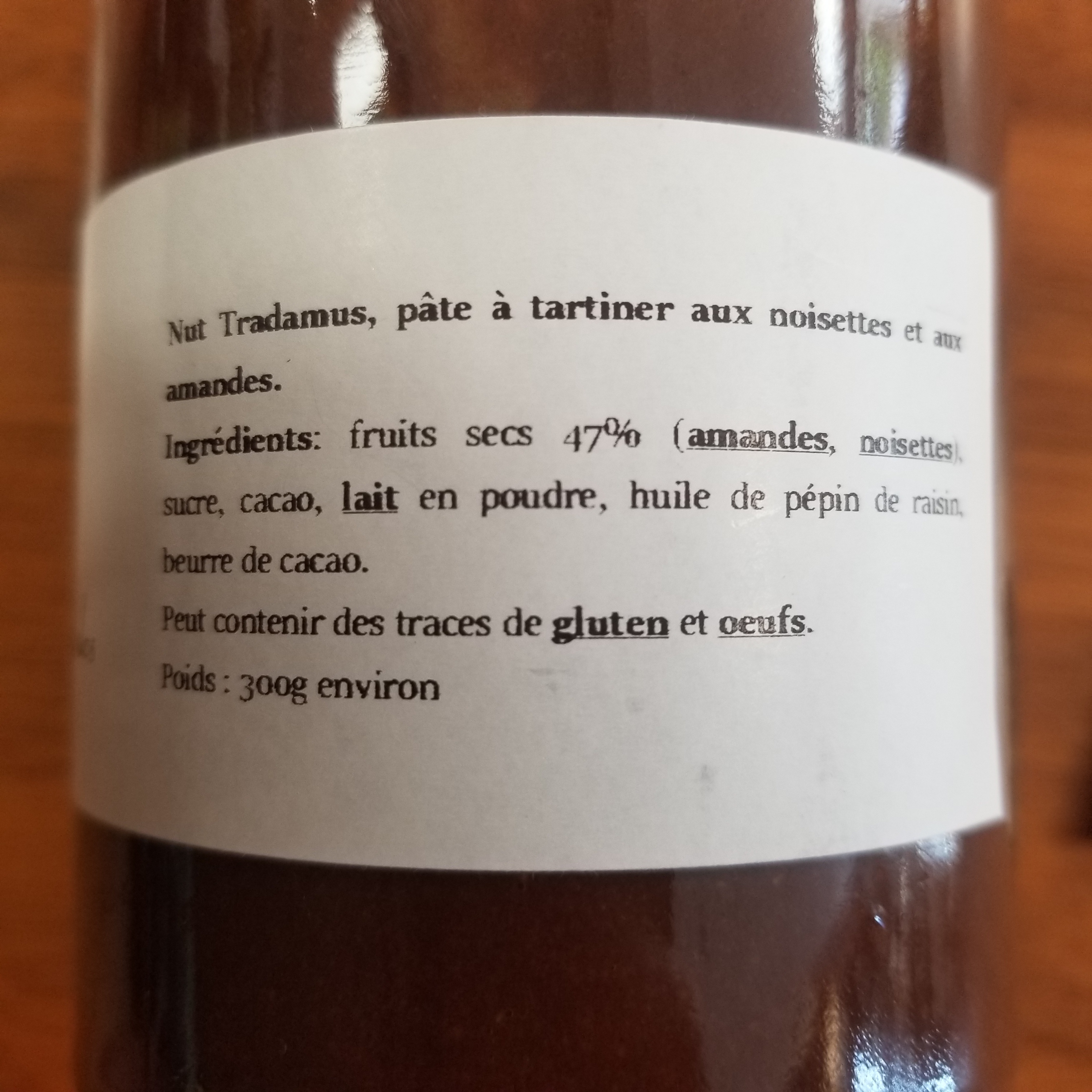 Nut Tramadus - pâte à tartiner au chocolat