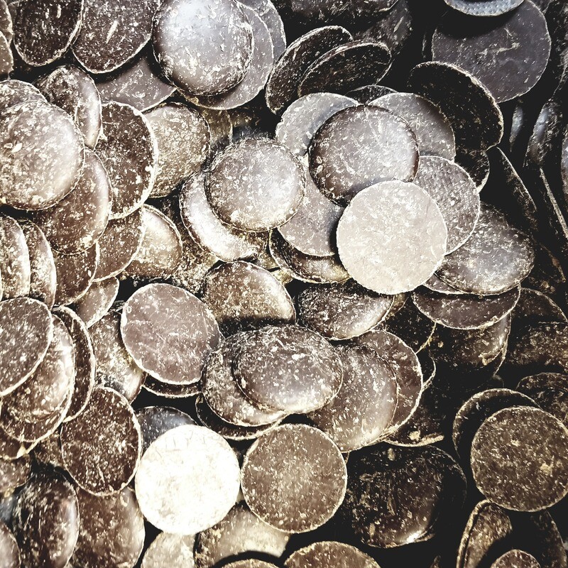 100g de Palets de chocolat noir 72%