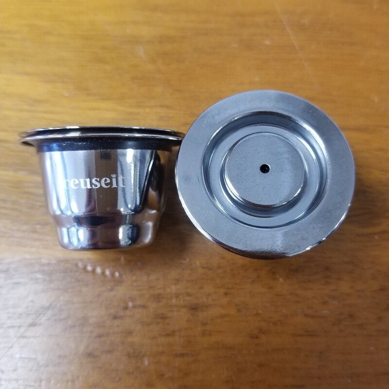 Capsule rechargeable en inox pour Nespresso