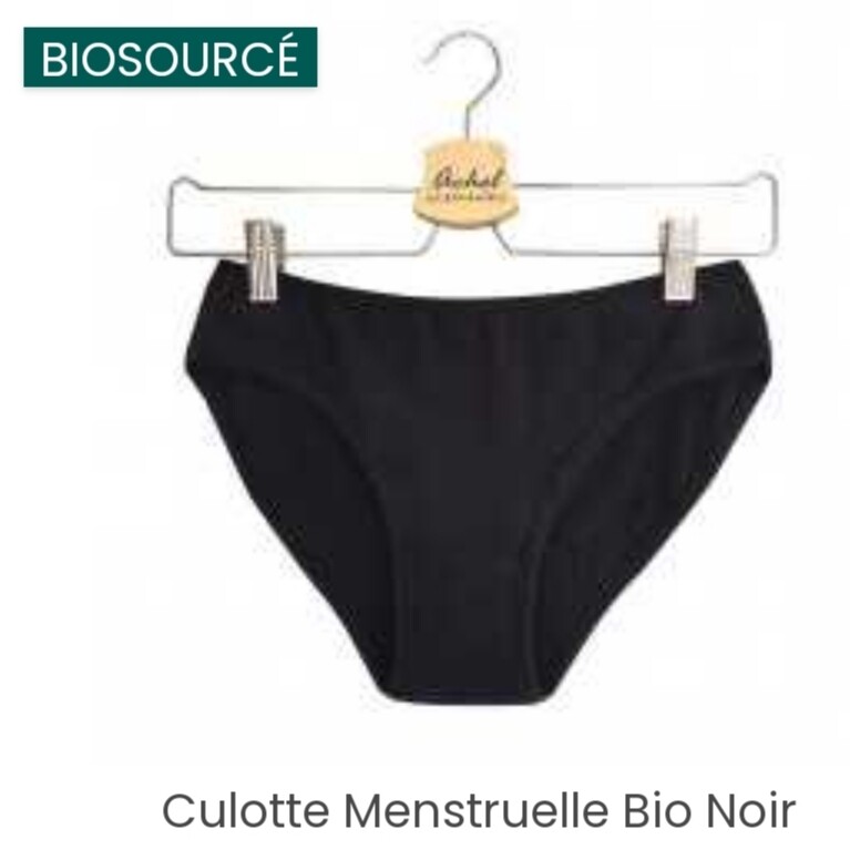 Culotte menstruelle noire absorption Moyen