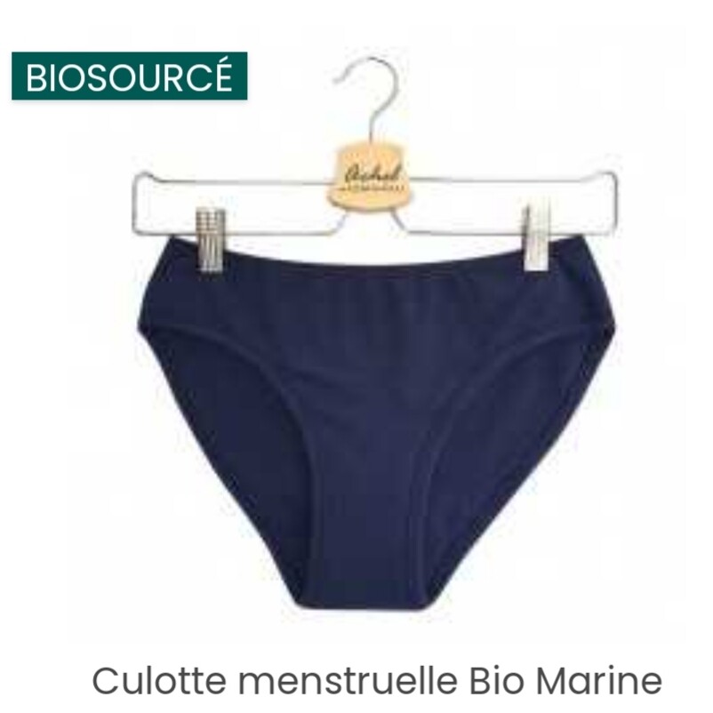 Culotte menstruelle bleue absorption Moyen