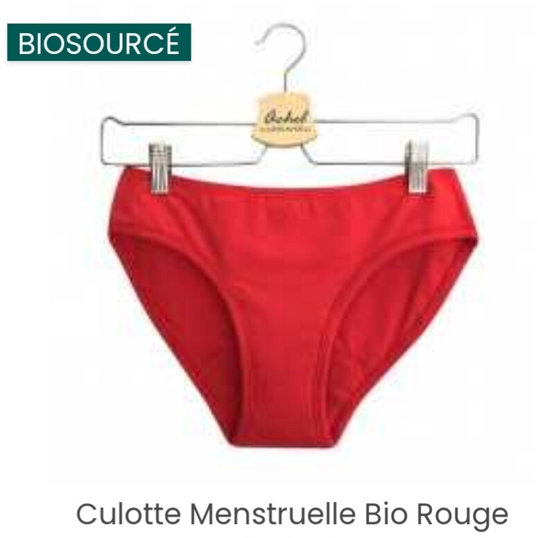 Culotte menstruelle rouge absorption Moyen