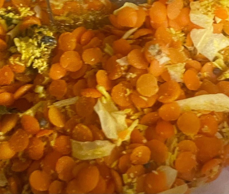 250g de Dal de lentilles corailles à la noix de coco