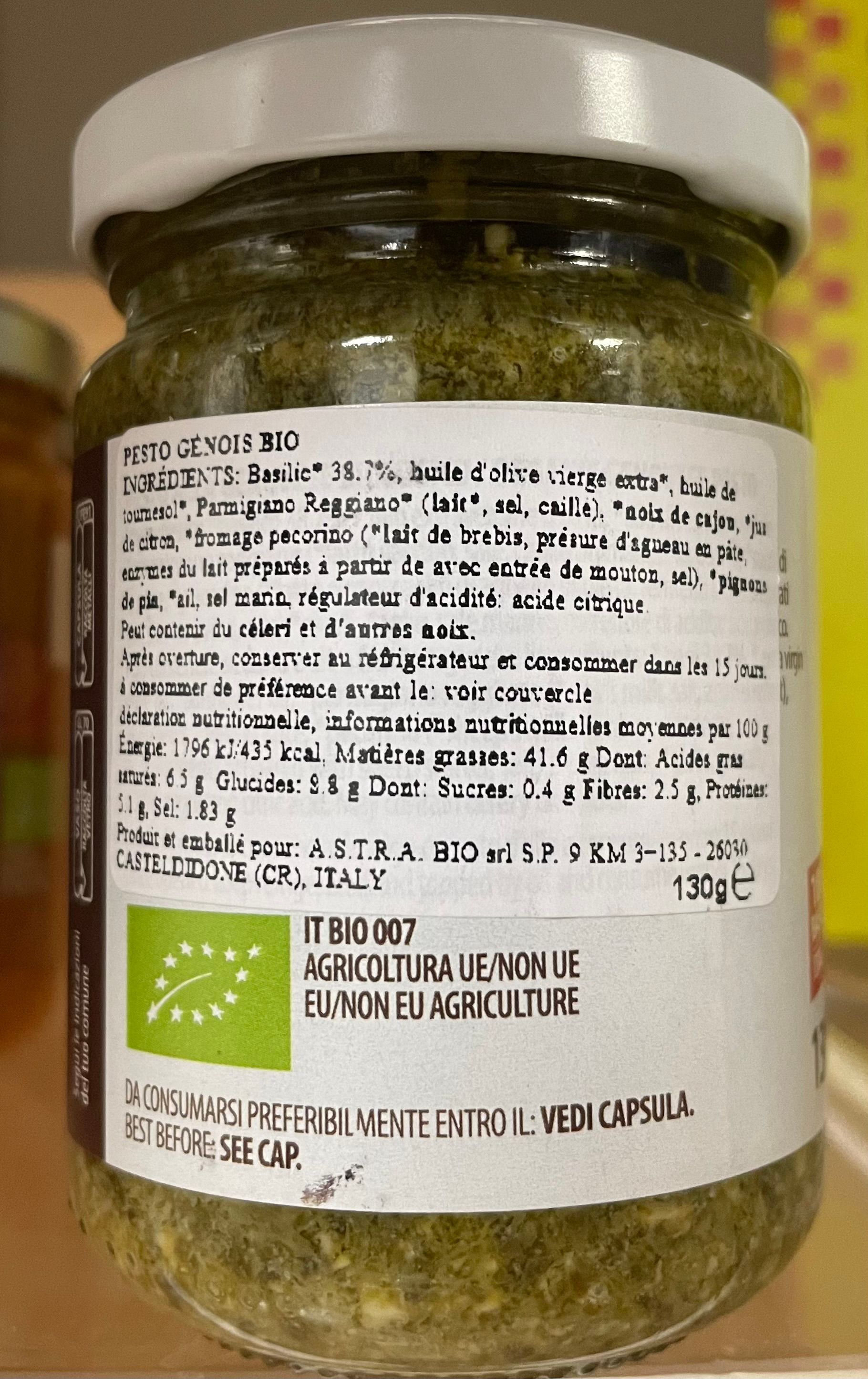 Pesto vert (130g)