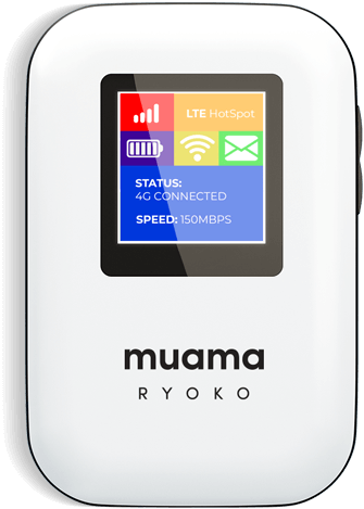 MUAMA PORTABLE WIFI ROUTER