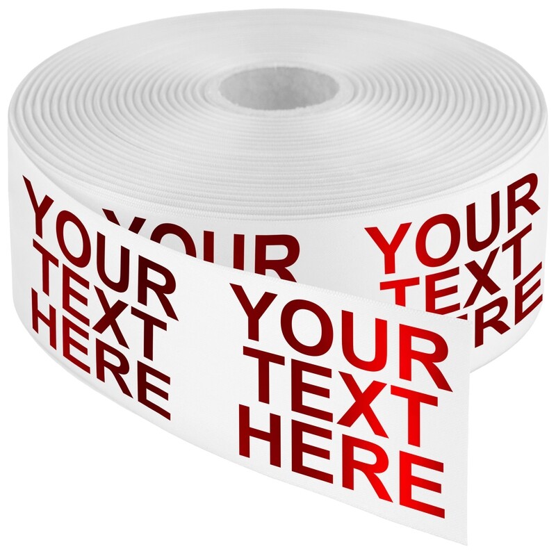 100mm - Personalised Printed Ribbon