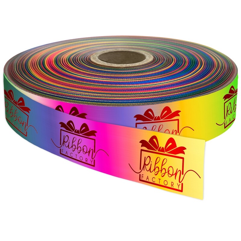 15mm - Rainbow Pre-Cut Printed Ribbon