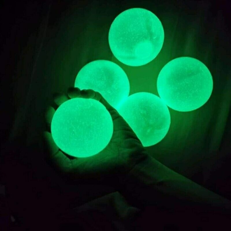 Sticky Glow in the dark balls