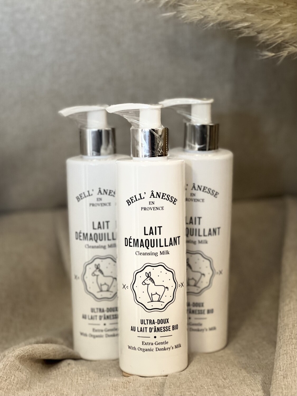 Lait démaquillant lait d'ânesse bio