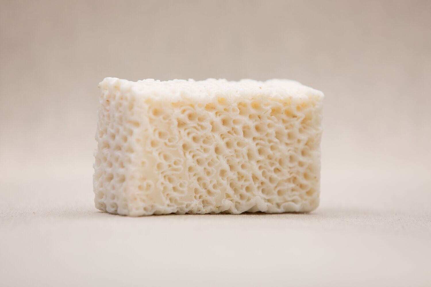 Savon alvéolé poudre de riz/ son de blé