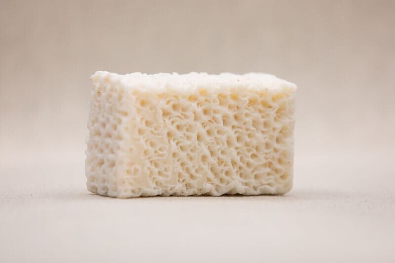 Savon alvéolé poudre de riz/ son de blé