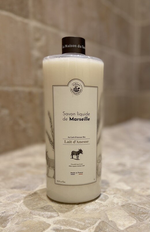 Savon liquide au lait d'ânesse bio