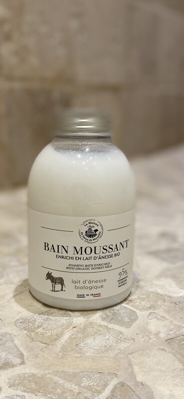 Bain moussant au lait d’ânesse bio