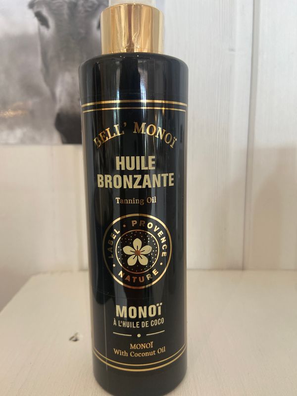 Huile bronzante monoï
