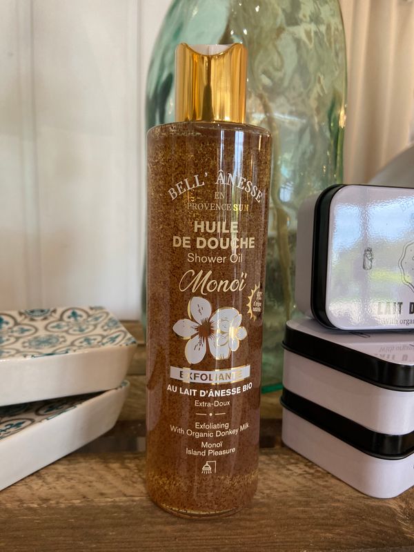 Huile de douche exfoliante Monoï