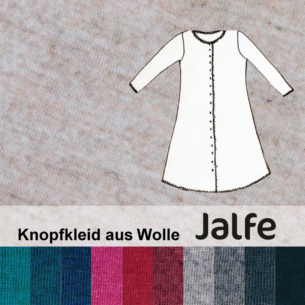 Jalfe Knopfkleid Wolle
