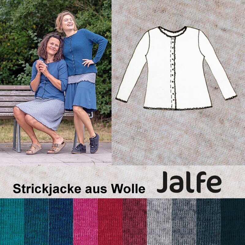 Jalfe Strickjacke Wolle Jalfe Strickjacke Wolle