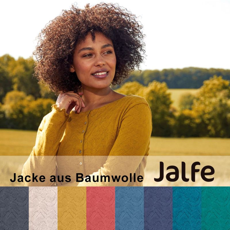 Jalfe: Cardigan Baumwolle Jacquard Jalfe: Cardigan Baumwolle Jacquard