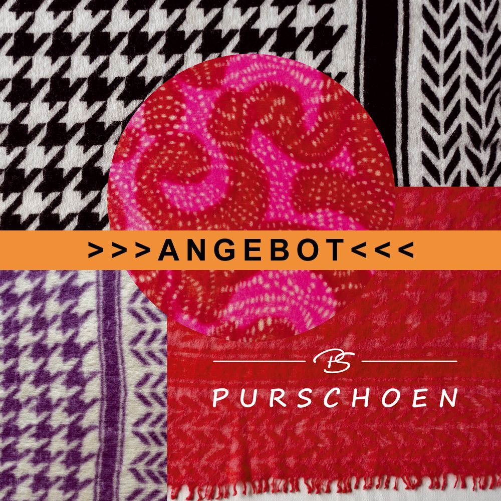 Angebot: Schal Purschoen mit Muster