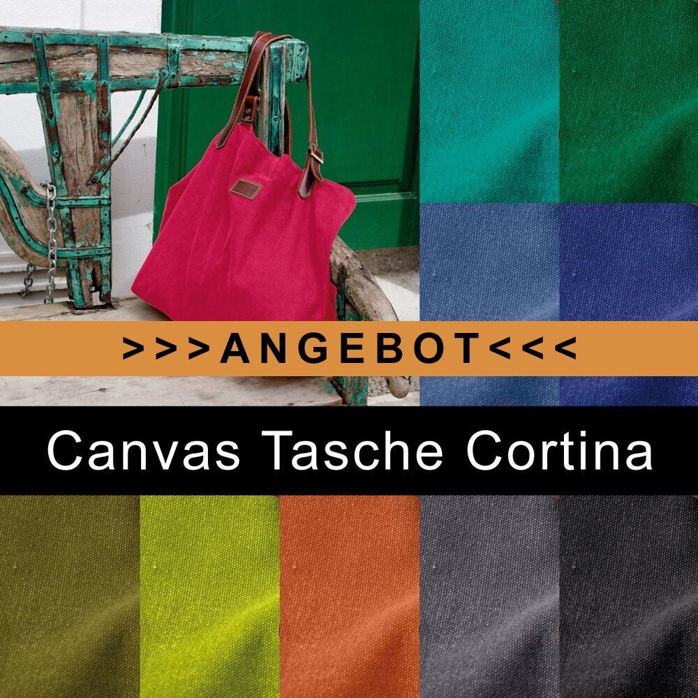 Canvas Schultertasche Cortina