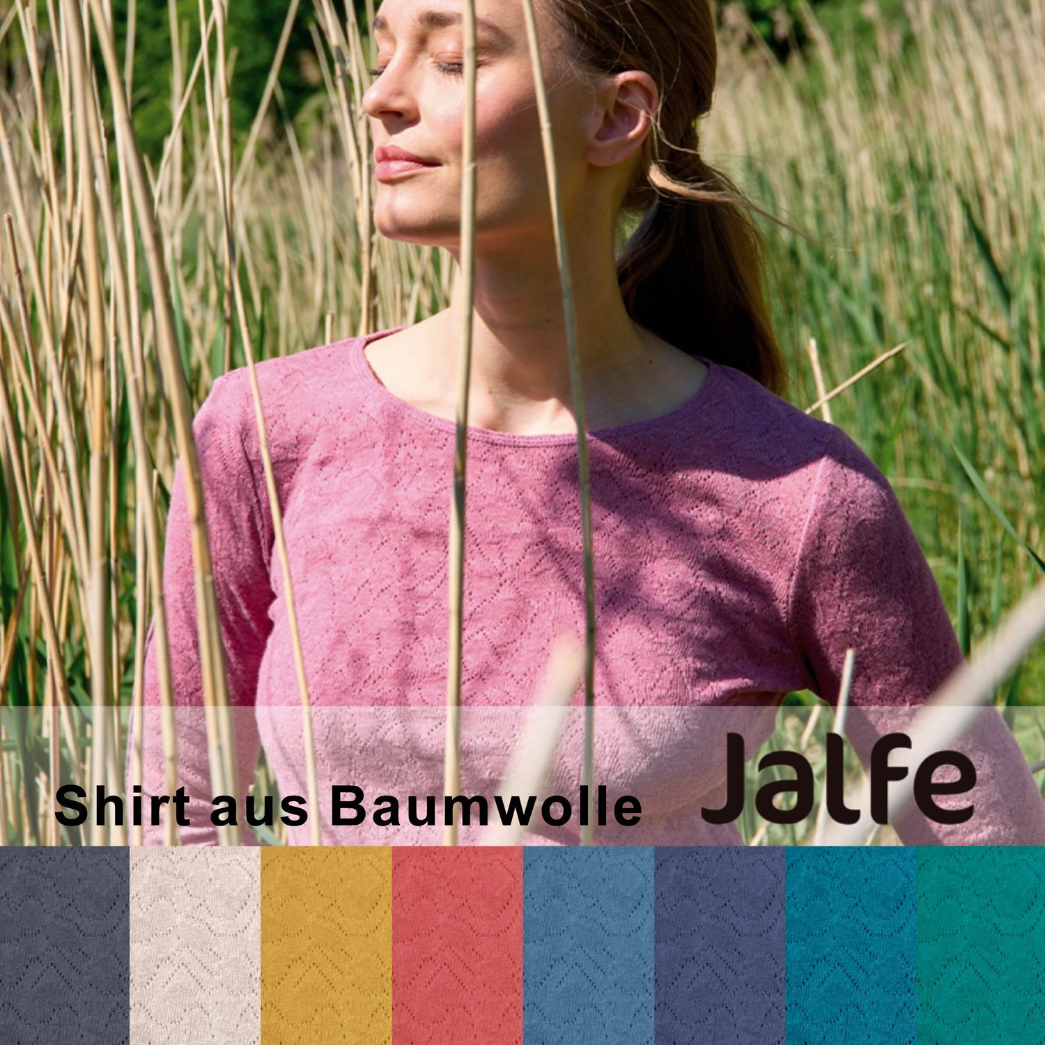 Jalfe: Langarmshirt Hilke - 100% Cotton uni