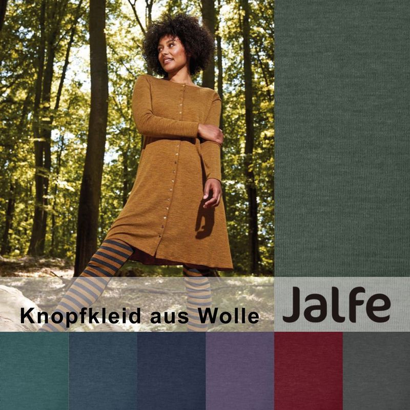 Jalfe: Knopfkleid Wolle