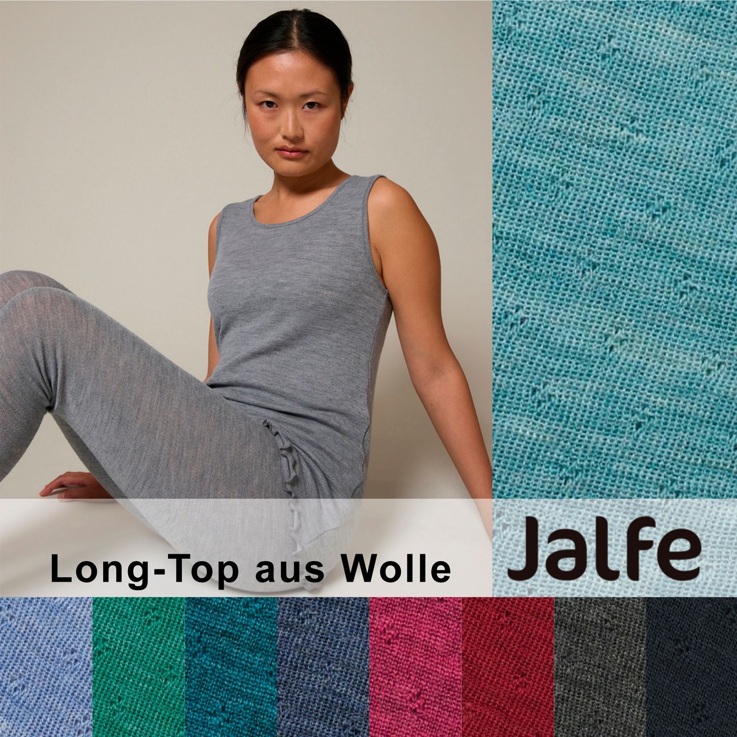 Jalfe Long-Top Wolle