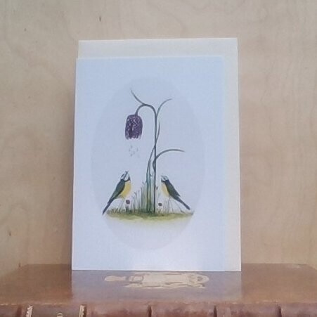 Bluetits Seranding the Fritillary Bluetits Seranding the Fritillary