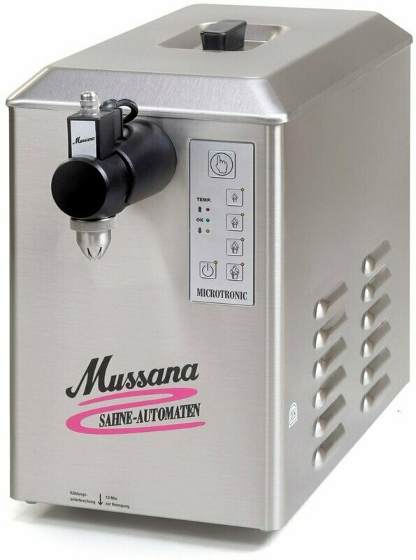 Mussana Sahnemaschine Grande 12 Liter Mussana Sahnemaschine Grande 12 Liter